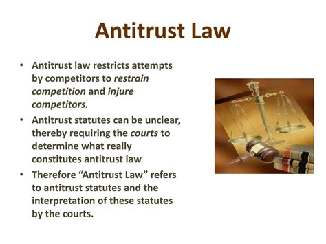 antitrust laws are designed to